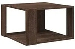 vidaXL Couchtisch Braun Eichen-Optik 51,5x51,5x30 cm Holzwerkstoff