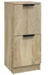 vidaXL Sideboard Sonoma-Eiche 30x30x70 cm Holzwerkstoff