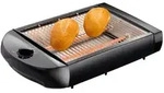 Melissa 16140145 - Flachtoaster mit abnehmbarer Kr&uuml;melschublade, 600 W - Schwarz