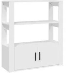 vidaXL Sideboard Wei&szlig; 80x30x90 cm Holzwerkstoff