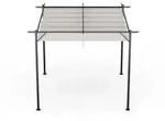 Blumfeldt Pantheon Robust Pergola 3x3m wetterbest&auml;ndig Stahl pulverbeschichtet Beige