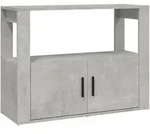 vidaXL Sideboard Betongrau 80x30x60 cm Holzwerkstoff