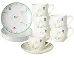 Villeroy & Boch Colourful Spring Espressotasse mit Untertasse 100 ml 6er Set