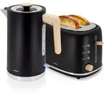 Briebe Nordic Set Toaster 2 Scheiben Breite Schlitze + Wasserkocher 1,7L