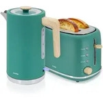 Briebe Nordic Set Toaster 2 Scheiben Breite Schlitze + Wasserkocher 1,7L