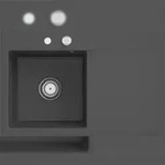 Villeroy & Boch Villeroy&Boch Sp&uuml;lbecken, K&uuml;chensp&uuml;le Subway Style 45 Graphite