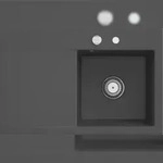 Villeroy & Boch Villeroy&Boch Sp&uuml;lbecken, K&uuml;chensp&uuml;le Subway Style 45 Graphite