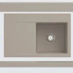 Villeroy & Boch Villeroy&Boch Sp&uuml;lbecken, K&uuml;chensp&uuml;le Subway Style 45 Almond