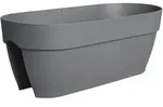 Elho Vibia Campana Flower Bridge 60 cm Anthrazit Balkonkasten Gel&auml;nder