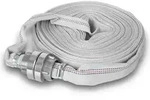 EBERTH 1" Feuerwehrschlauch 20m mit Storz Kupplung, Gewebeschlauch f&uuml;r...