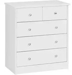FineBuy Kommode mit 5 Sch&uuml;ben Schubladenkommode Sideboard Anrichte