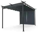 Blumfeldt Pantheon Robust Pergola 3x4 m wetterbest&auml;ndig Stahl pulverbeschichtet