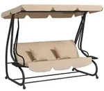 Outsunny - Hollywoodschaukel - 200Lx120Wx164Hcm - Braun