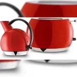 BUGATTI &ndash; Romeo Toaster, rote Farbe &ndash; einfarbige Oberfl&auml;che &ndash; 220&ndash;240...