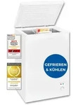 Exquisit Gefriertruhe, Kombiger&auml;t, 2-in-1, 99 Liter, Tiefk&uuml;hltruhe, K&uuml;hlen,