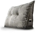 Bj&ouml;rn&Schiller R&uuml;ckenkissen grau 70 cm - Lesekissen f&uuml;r Bett und Sofa
