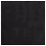 vidaXL Teppich HUARTE Kurzflor Weich und Waschbar Schwarz 160x160 cm