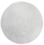 vidaXL Teppich HUARTE Kurzflor Weich und Waschbar Grau &Oslash; 120 cm