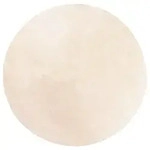 vidaXL Teppich HUARTE Kurzflor Weich und Waschbar Beige &Oslash; 120 cm