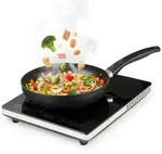 Sommertal Induktionskochfeld 1 Platte 2000W Tragbar Super-Slim Design bis 240...