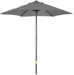 Outsunny - Sonnenschirm - 196Lx196Wx204Hcm - Dunkelgrau