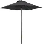 Outsunny - Sonnenschirm - 196Lx196Wx204Hcm - Schwarz