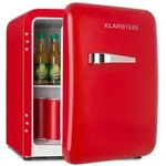 Klarstein Audrey Mini Retro-K&uuml;hlschrank 48l 2 Ebenen Rot