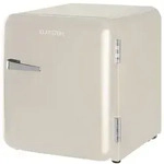 Klarstein Audrey Mini Retro-K&uuml;hlschrank 48l 2 Ebenen Vintage-Creme
