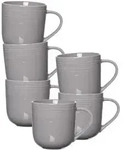 Ritzenhoff & Breker Levi Kaffeebecher 400 ml grau 6er Set - DS