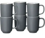 Ritzenhoff & Breker JASPER Kaffeebecher 285 ml grau 6er Set