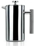 Intirilife Kaffeekanne in SILBER - 1 Liter F&uuml;llmenge - 23x15x12 cm -...