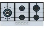 Klarstein Ignito Chef Edition Gaskochfeld | 5 Brenner | elektr. Z&uuml;ndung | Wok | f&uuml;r