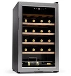 Klarstein Shiraz Premium Smart 24 Weink&uuml;hlschrank Silber-Metallic