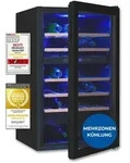 Exquisit Weink&uuml;hlschrank 2 Zonen, Platz f&uuml;r 45 Flaschen, 119 l,...