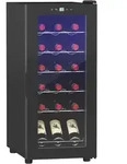 HOMCOM - Weink&uuml;hlschrank - 34,5B x 45T x 78H cm - schwarz