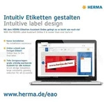 Herma Etiketten permanent 63,5 x 42,3 mm Silphie braun 20 Bl 360 Etik.