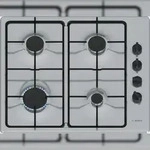 Bosch Serie 2 PBP6B5K80, Gaskochfeld, 60 cm, Edelstahl