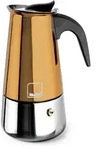 IBILI - Espressokocher Mocha Cupra, 10 Tassen, 460 ml, Edelstahl,...