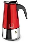 IBILI - Moca Rosso Espressokocher, 10 Tassen, 460 ml, Edelstahl, Geeignet f&uuml;r