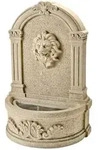 MARELIDA Brunnen mit L&ouml;wenkopf Wandbrunnen Standbrunnen Zierbrunnen 54cm