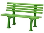 PROREGAL Gartenbank Antigua | 2-Sitzer | Apfelgr&uuml;n | HxBxT 74x120x54cm 