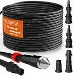 Deuba Rohrreinigungsschlauch 4 Adapter Knickschutz