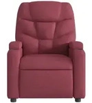 vidaXL Massagesessel Weinrot Stoff