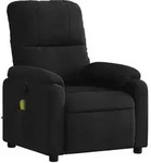 vidaXL Massagesessel Schwarz Mikrofasergewebe