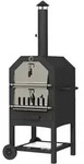 Outsunny - Pizzaofen - 66L x 45B x 158H cm - schwarz