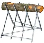 Relaxdays S&auml;gebock, Holzs&auml;gearbeiten, klappbar, 150 kg, S&auml;gegestell f&uuml;r