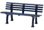 PROREGAL Gartenbank Antigua | 3-Sitzer | Blau | HxBxT 74x150x54cm |...