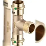 VIEGA Sanpress-T-St&uuml;ck AG SC Profipress 28x3/4"x28mm