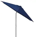 Kettler EASY PUSH Schirm Schirm &Oslash; 300 cm, UPF 50+, anthrazit matt/ blau,