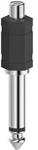 Hama 00205188 Audio Adapter Cinch 6,35mm Klinke Schwarz